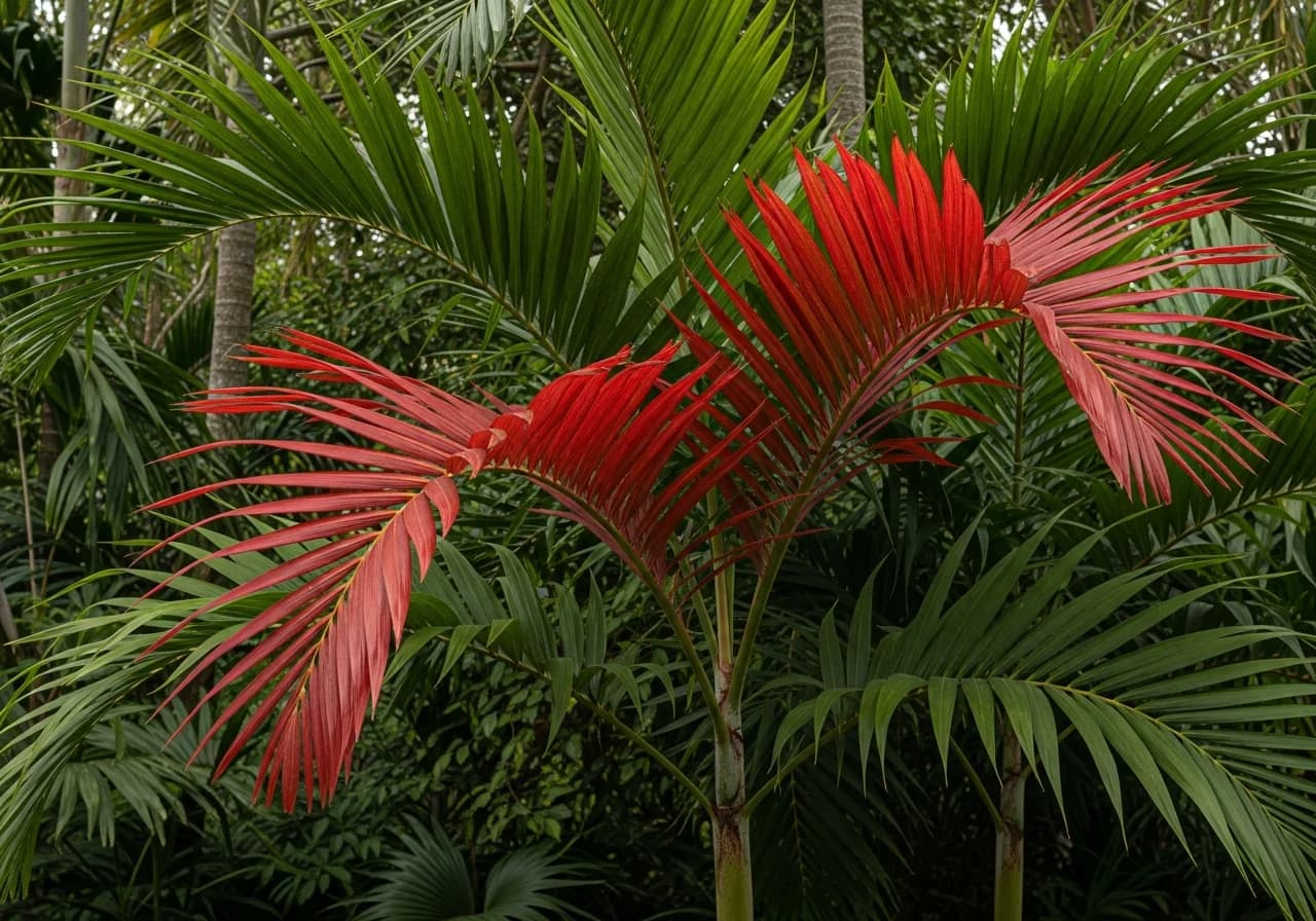 Rotblattpalme - Pflege, Standort und Eigenschaften