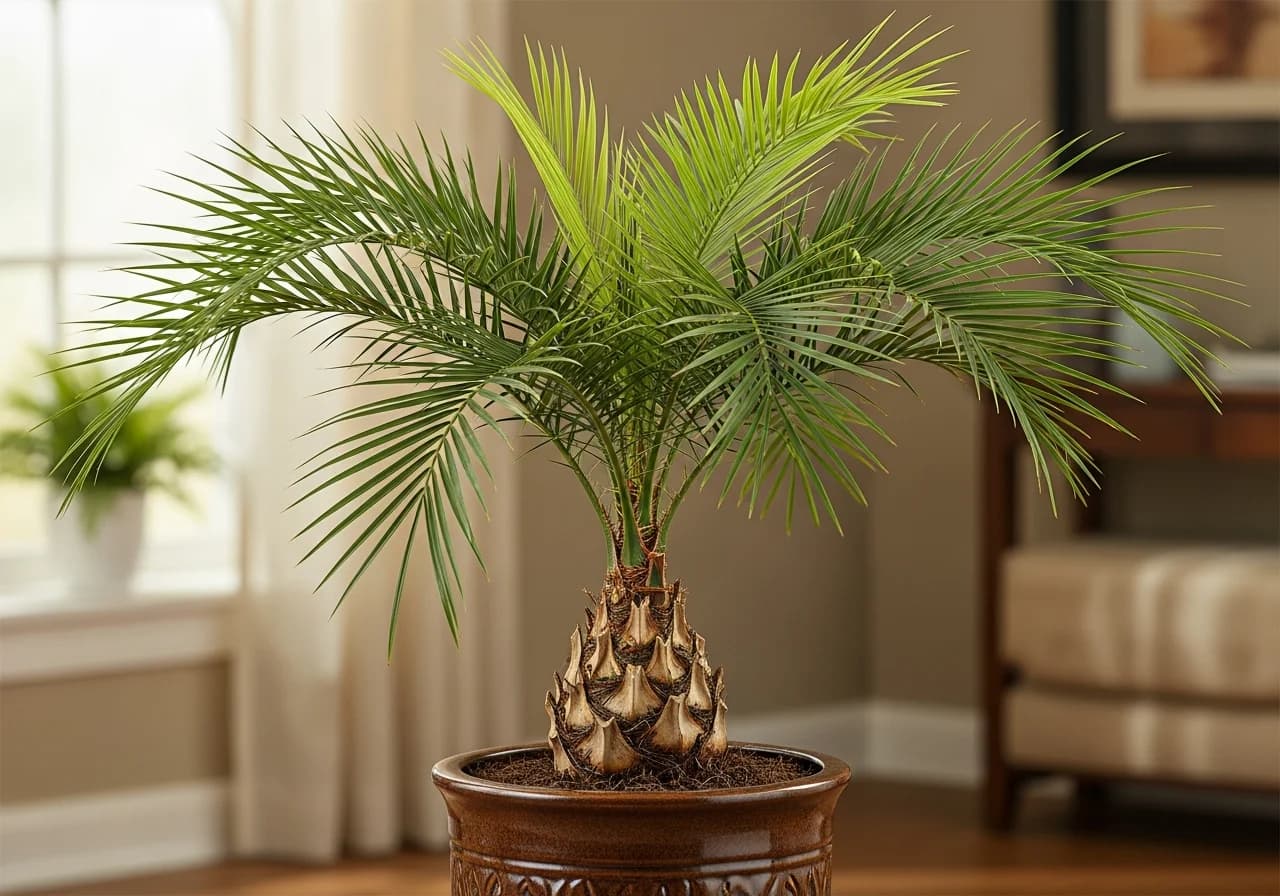 Zwergdattelpalme - Pflege, Standort und Eigenschaften